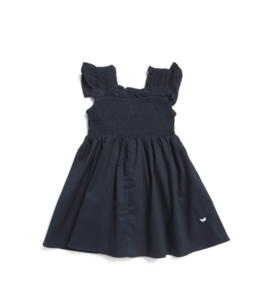 Image of sale on Girls Twill Smocking Lounge Dress