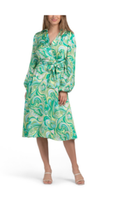 Image of sale on Collared Knot Front Dress