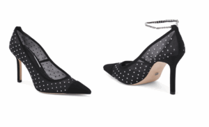 Image of sale on Suede and Rhinestones Silva Pumps