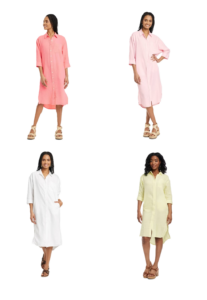 Image of sale on Women's 3/4 Sleeve Midi Shirtdress