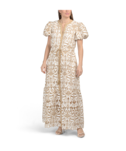 Image of sale on Short Sleeve Lace Maxi Dress