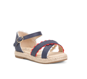 Image of sale on Ric Rac Trim Americana Espadrille Sandals (baby Toddler Little Kid)