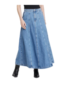 Image of sale on Women's Denim Circle Maxi Skirt