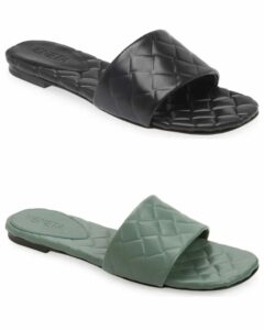 Image of sale on Intrecciato Embossed Slide Sandal (women)