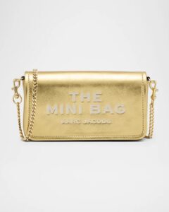 Image of sale on The Mini Metallic Leather Crossbody Bag