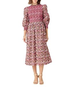 Image of sale on Women’s Smocked Midi Dress