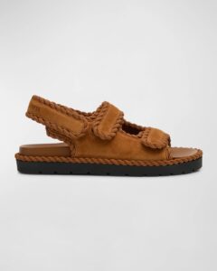 Image of sale on Braided Suede Grip Comfort Sandals