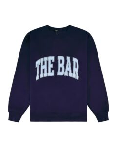 Image of sale on Varsity Sweatshirt Navy/baby Blue