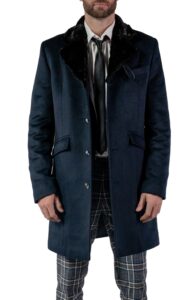 Image of sale on Faux Fur Notch Lapel Coat