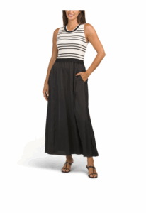 Image of sale on Striped Top Maxi Dress