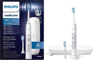 Image of sale on Philips Sonicare Expertclean 7500 White, Rechargeable Electric Power Toothbrush, Hx9690/06