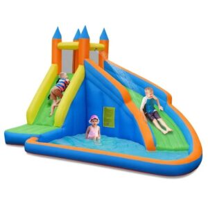Image of sale on Costway Inflatable Water Slide Mighty Bounce House Castle Splash Pool Without Blower