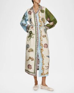 Image of sale on Bath House Silk Shirtdress