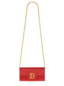 Image of sale on Balmain B-buzz Logo Plaque Chained Wallet