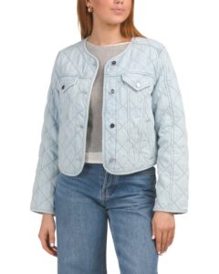 Image of sale on Jayla Cropped Quilted Jacket