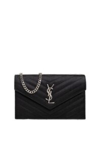 Image of sale on Saint Laurent Cassandre Matelassé Envelope Chain Wallet