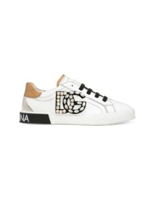 Image of sale on Little Girl’s & Girl’s Embellished Logo Sneakers