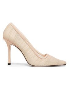 Image of sale on Lotta 100mm Ruched Tulle Pumps