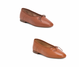 Image of sale on Leather Dream Ballerina Flats