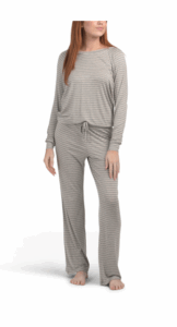 Image of sale on Nap Happy Ribbed Pajama Top and Pants Set