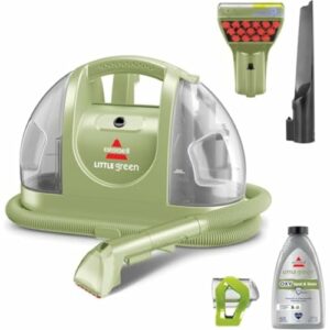 Image of sale on Bissell Little Green Multi-purpose Portable Carpet and Upholstery Cleaner, Car and Auto Detailer, with Exclusive Specialty Tools, Green, 1400b