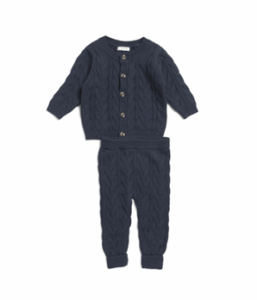 Image of sale on Infant Boys 2pc Cable Knit Cardigan and Pants Set