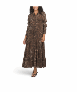 Image of sale on Western Tiered Maxi Dress