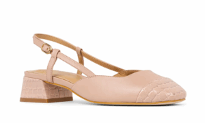 Image of sale on Croc Embossed Toe Slingback Pump (women)