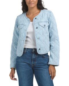 Image of sale on Jayla Cropped Quilted Jacket