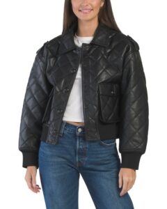 Image of sale on Quilted Bomber Jacket