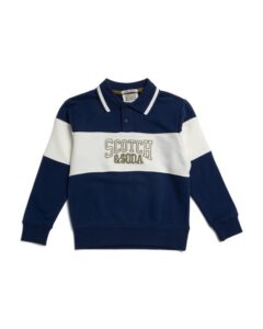 Image of sale on Boys Long Sleeve Graphic French Terry Polo
