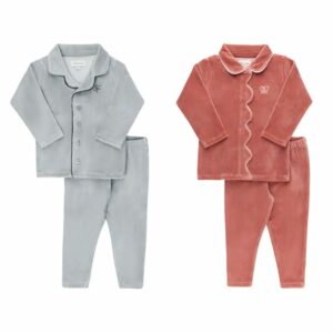 Image of sale on Velour Embroidered Bird & Butterfly Collection- Lounge Set