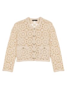 Image of sale on Crochet Cropped Cardigan