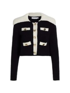 Image of sale on Two-tone Gold-tone Button Cardigan