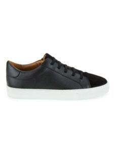 Image of sale on Fisher Leather Low-top Sneakers