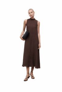 Image of sale on Halter-neck lyocell dress