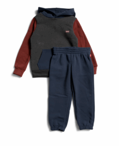 Image of sale on Little Boys 2pc Color Block Hoodie and Joggers Set Size 4-7