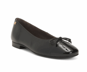 Image of sale on Leather Violet Ballet Flats