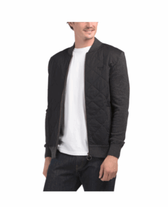 Image of sale on Wool Blend Essential Quilted Zip Jacket