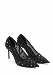 Image of sale on Glitter mesh heeled shoes