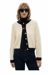 Image of sale on Contrasted buttons jacket