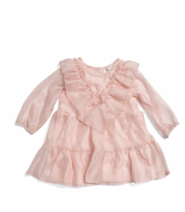 Image of sale on Infant and Toddler Girls Ruffle Dress 3m-4y