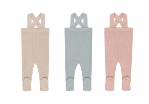 Image of sale on Looms Bubble Knit Collection – Ribbed Overalls
