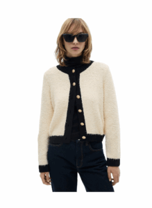 Image of sale on Contrasted buttons jacket