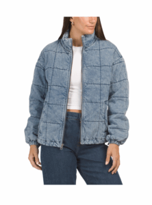 Image of sale on Cotton Blend Box Quilted Jacket