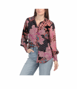 Image of sale on Silk Blend Yrene Blouse