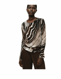 Image of sale on Zebra print blouse