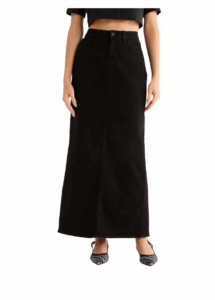 Image of sale on Miriam Denim Maxi Skirt