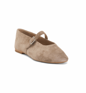 Image of sale on Suede Dreaming Studded Ballet Flats