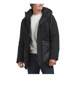 Image of sale on Arza Mixed Media Quilted Parka
